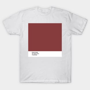 pantone 19-1533 TCX Cowhide T-Shirt